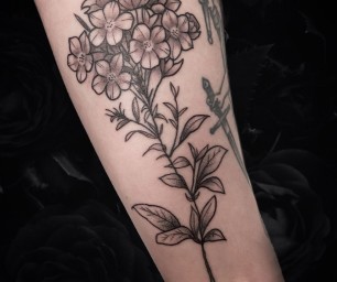 fleurs tatouage